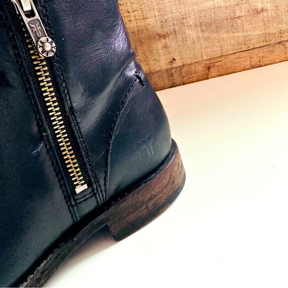 Frye VERONICA Seam Short Leather Boots - Picture 6 of 12